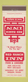 Matchbook Cover - Red Ranch Inn Sequim WA