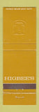 Matchbook Cover - Higbee's Stores