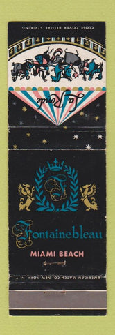 Matchbook Cover - Fontainebleau Hotel Miami Beach FL WEAR