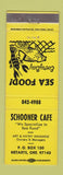 Matchbook Cover - Schooner Cafe Seafood Netarts OR