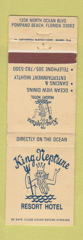 Matchbook Cover - King Neptune Resort Hotel Pompano Beach FL