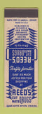 Matchbook Cover - Reed's Cut Rate Drug Milwaukee Racine Oshkosh WI WORN