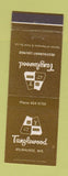 Matchbook Cover - Tanglewood Restaurant Milwaukee WI