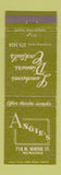 Matchbook Cover - Angie's Milwaukee WI restaurant