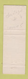 Matchbook Cover - James Watt Match Collector Jersey City NJ pinup