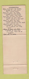 Matchbook Cover - Pioneer Motel Fort Nelson BC hillbilly  WEAR