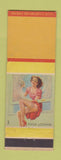 Matchbook Cover - pinup BLANK WORN