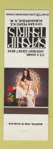 Matchbook Cover - Starship T Shirts Albuquerque NM pinup