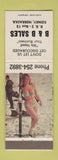 Matchbook Cover - B&B Sales Sidney NE pinup
