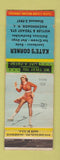 Matchbook Cover - Kate's Corner Hackensack NJ pinup WORN