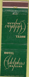 Matchbook Cover - Hotel Adolphus Dallas TX WEAR