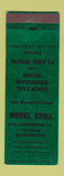Matchbook Cover - Model Grill Tacoma WA SAMPLE