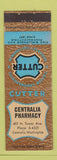 Matchbook Cover - Centralia Drug WA Cutter Labs