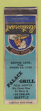 Matchbook Cover - Palace Grill Seattle WA WEAR
