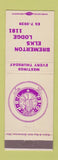 Matchbook Cover - Elks Lodge Bremerton WA