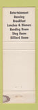 Matchbook Cover - Elks Lodge Bremerton WA