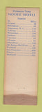 Matchbook Cover - Hotel Moore Seattle WA girlie WORN