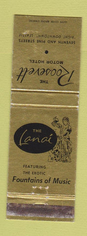 Matchbook Cover - Roosevelt Motor Hotel Seattle WA The Lanai girlie