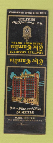 Matchbook Cover - The Camlin Hotel Seattle WA