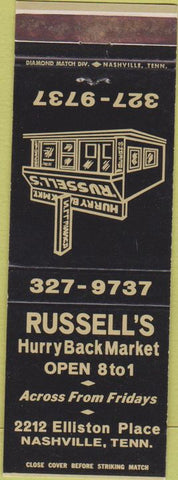 Matchbook Cover - Russell's Market Nashville TN