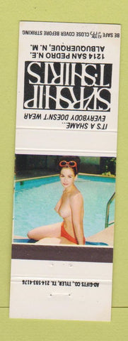 Matchbook Cover - Starship T Shirts Albuquerque NM pinup