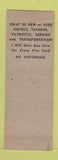 Matchbook Cover - William Hamilton Match Collector West New York NJ pinup