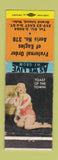 Matchbook Cover - Eagles Club Grand Island NE pinup WEAR