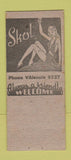 Matchbook Cover - Page's Club San Francisco CA pinup BOBTAIL girlie