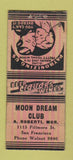 Matchbook Cover - Moon Dream Club San Francisco CA BOBTAIL girlie WEAR