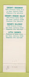 Matchbook Cover - Caesar's Restaurants La Mesa San Diego CA