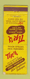 Matchbook Cover - Tip's Restaurant Los Angeles CA WORN