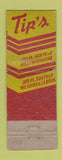 Matchbook Cover - Tip's Restaurant Los Angeles CA WORN