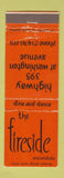 Matchbook Cover - The Fireside Escondido CA