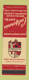 Matchbook Cover - California Hotel San Bernardino CA WEAR