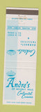 Matchbook Cover - Andre's of Beverly Hills CA frestaurant