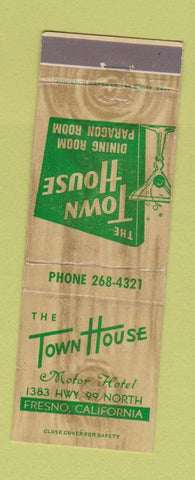 Matchbook Cover - The Town House Motor Hotel Fresno CA