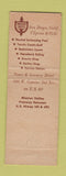 Matchbook Cover - Town and Country Hotel San Diego CA