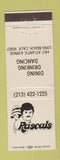Matchbook Cover - Rascal's Long Beach CA