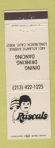 Matchbook Cover - Rascal's Long Beach CA