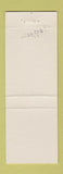 Matchbook Cover - Rascal's Long Beach CA