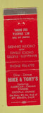 Matchbook Cover - Mike & Tony's Italian Restaurant Mount Shasta CA WEAR