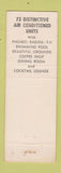 Matchbook Cover - The Town House Motor Hotel Fresno CA