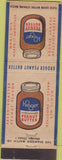 Matchbook Cover - Kroger Brand Peanut Butter