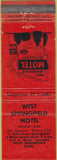 Matchbook Cover - West Springfield Motel MA WEAr