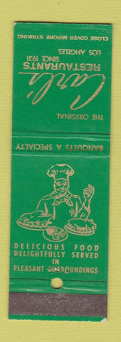 Matchbook Cover - Carl's Restaurant Los Angeles CA