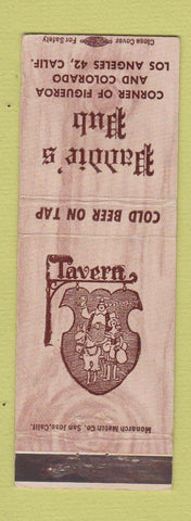 Matchbook Cover - Paddie's Pub Los Angeles CA WEAR