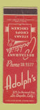 Matchbook Cover - Adolph's Restaurant Los Angeles CA WEAR