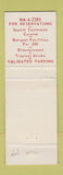 Matchbook Cover - Grand Star Restaurant Los Angeles CA Quon Bros WEAR