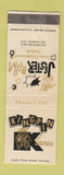 Matchbook Cover - Kingpin Lanes bowling Jester Room Los Angeles CA