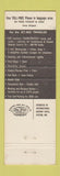 Matchbook Cover - International Hotel Los Angeles CA